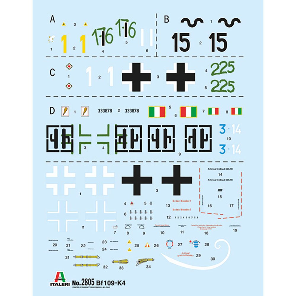 ITALERI 1/48 BF 109 K-4