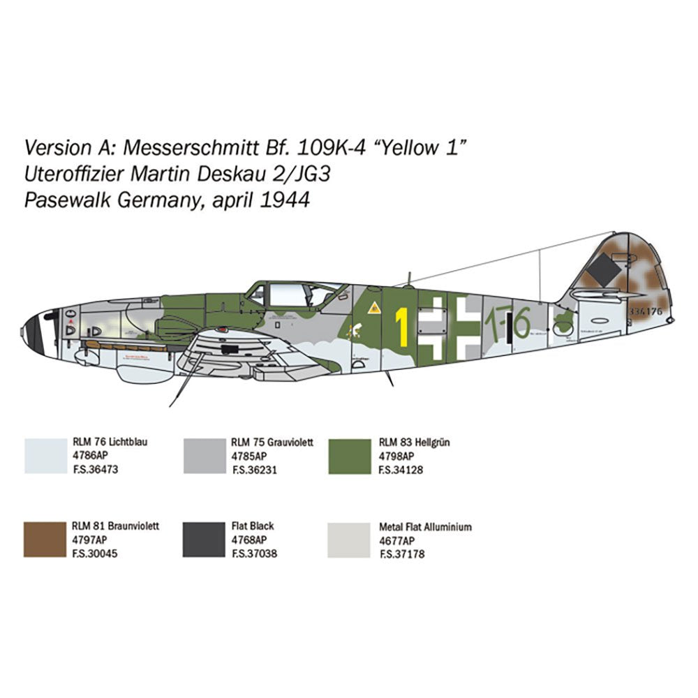 ITALERI 1/48 BF 109 K-4