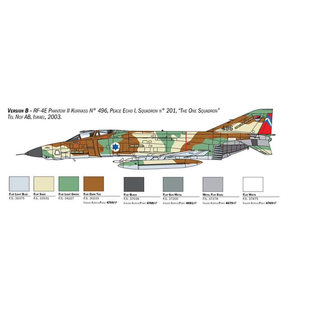 ITALERI 1/48 RF-4E PHANTOM
