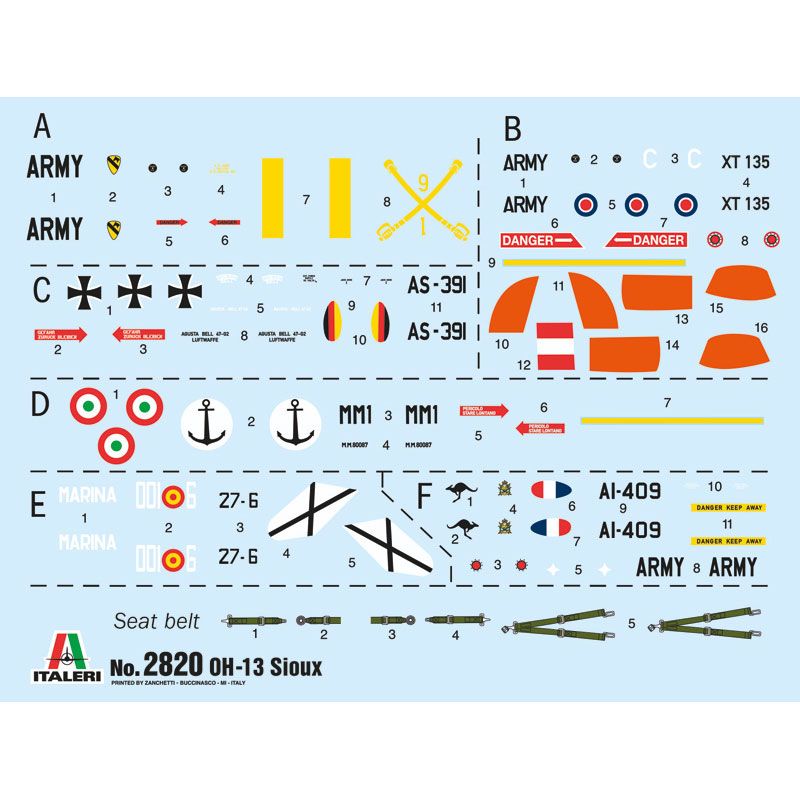 ITALERI 1/48 OH-13 SIOUX COREAN WAR