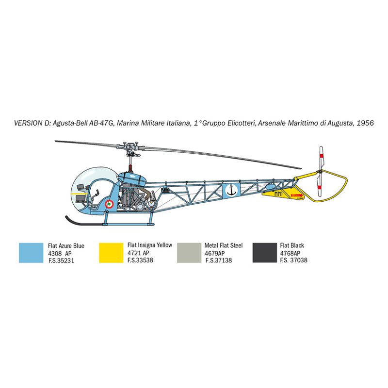 ITALERI 1/48 OH-13 SIOUX COREAN WAR