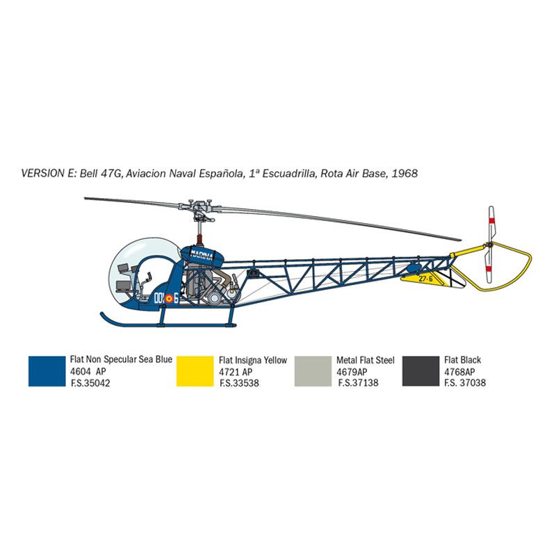 ITALERI 1/48 OH-13 SIOUX COREAN WAR