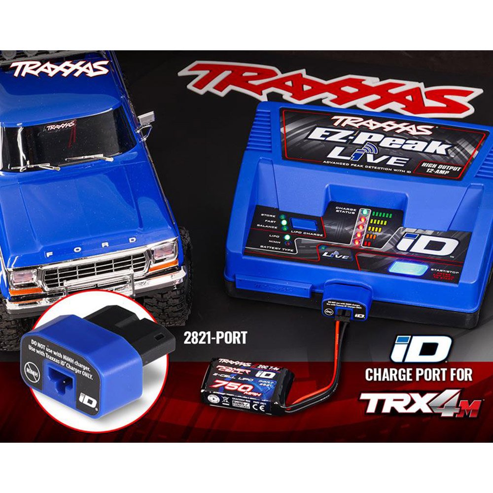 TRAXXAS ID CHRGR PORT FOR TRX-4M BATT