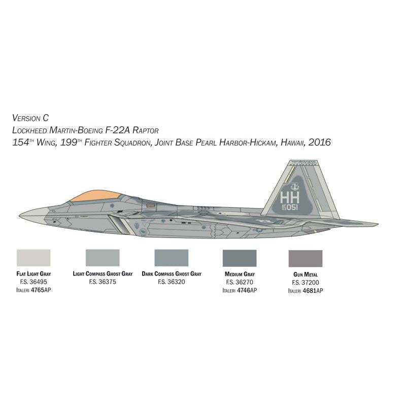 ITALERI 1/48 F-22 RAPTOR