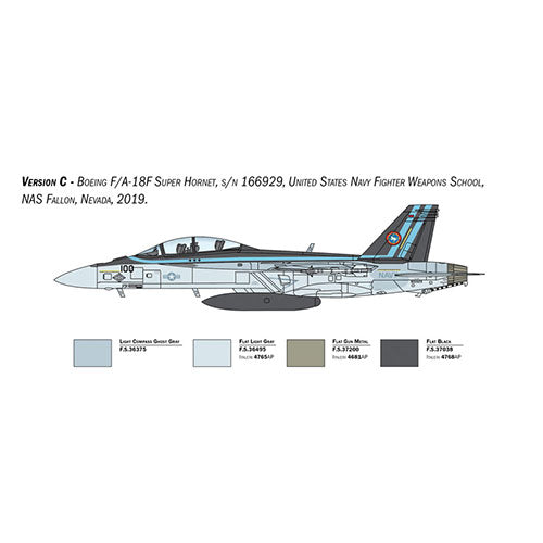 ITALERI 1/48 F/A-18F SUPER HORNET U.S. NAVY "SPECIAL COLORS"