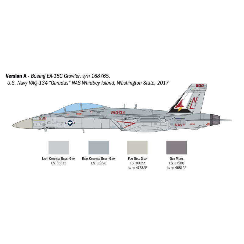 ITALERI 1/48 E/A-18G GROWLER WITH AUS. DECALS