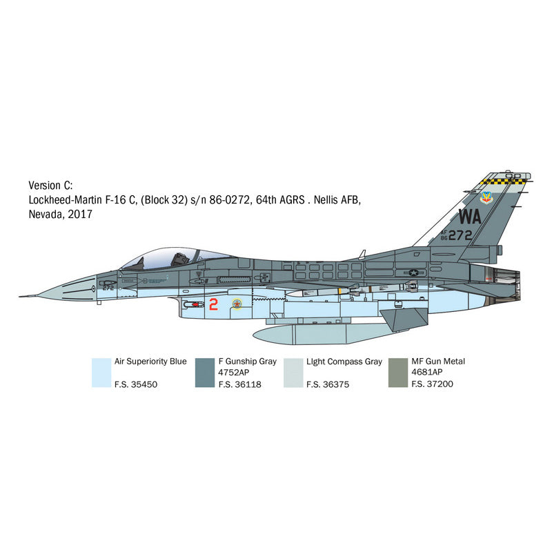 ITALERI 1/48 F-16C FIGHTING FALCON