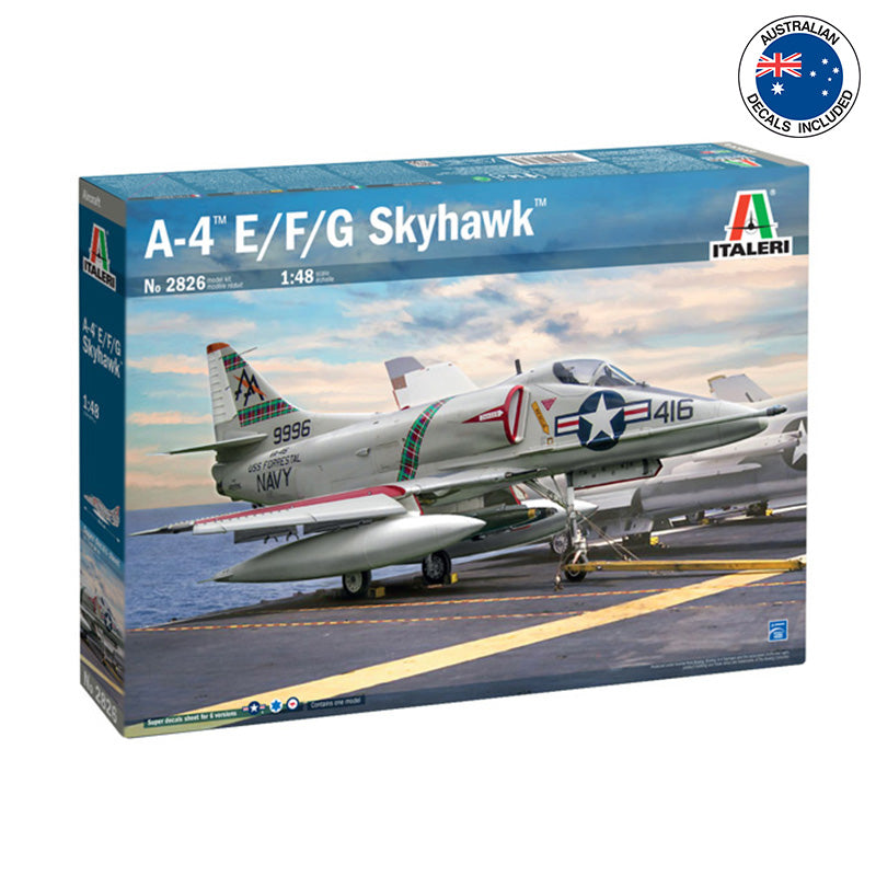 ITALERI 1/48 A-4 E/F/G SKYHAWK  WITH AUS. DECALS