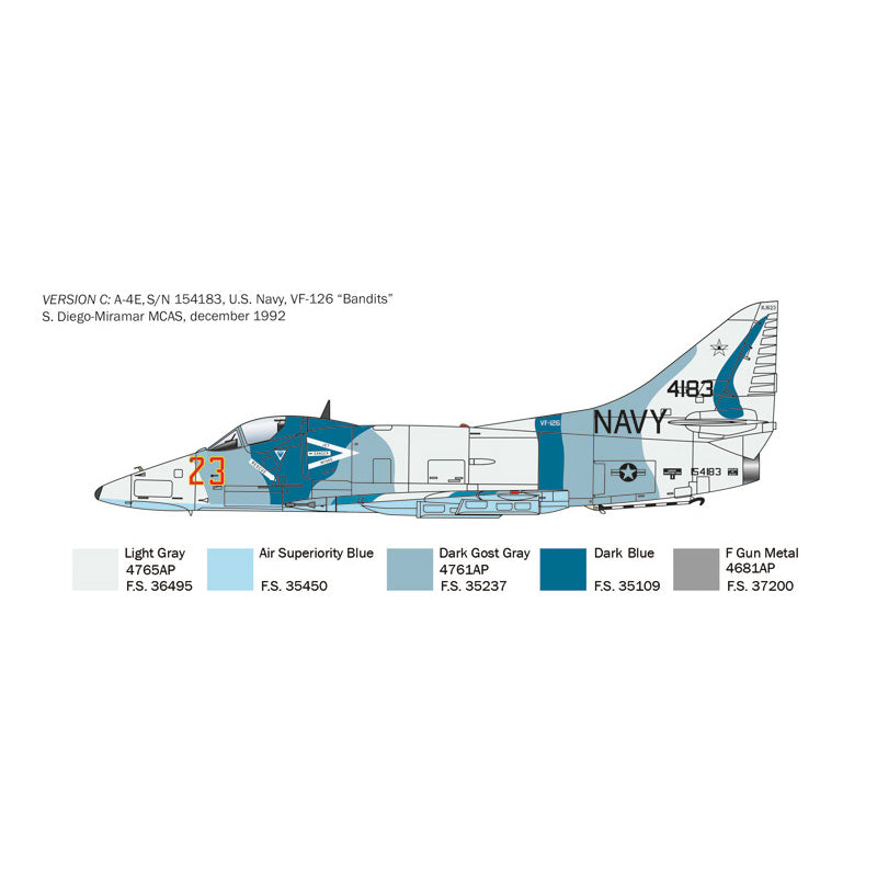 ITALERI 1/48 A-4 E/F/G SKYHAWK  WITH AUS. DECALS