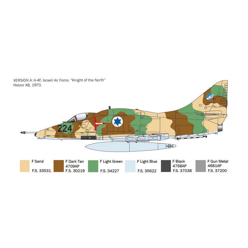 ITALERI 1/48 A-4 E/F/G SKYHAWK  WITH AUS. DECALS