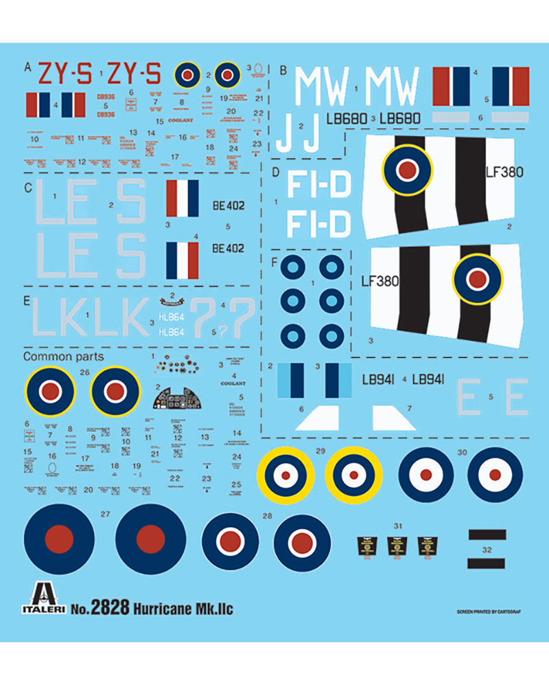 ITALERI 1/48 HURRICANE MK.II C