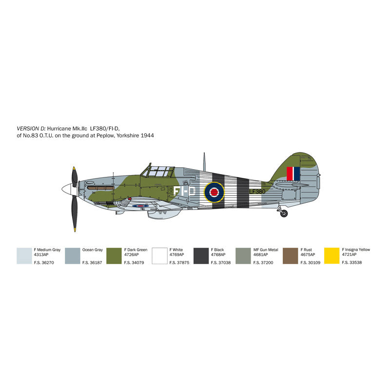 ITALERI 1/48 HURRICANE MK.II C