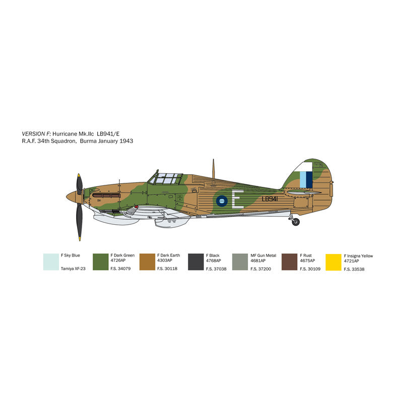 ITALERI 1/48 HURRICANE MK.II C