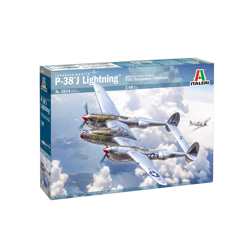 ITALERI 1/48 P-38J LIGHTNING - EUROPEAN THEATRE OPERATIONS