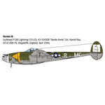 ITALERI 1/48 P-38J LIGHTNING - EUROPEAN THEATRE OPERATIONS