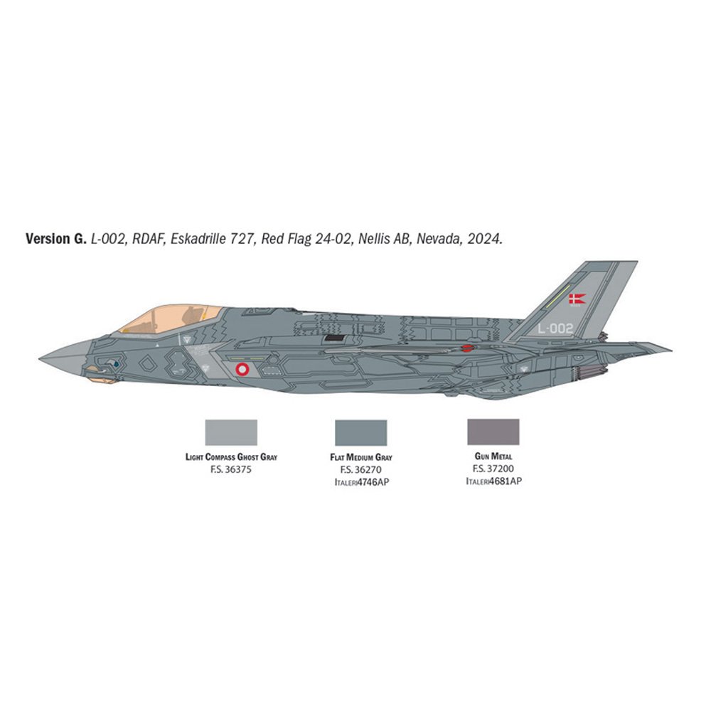 ITALERI 1/48 F-35A LIGHTNING II (BEAST MODE) WITH AUS. DECALS