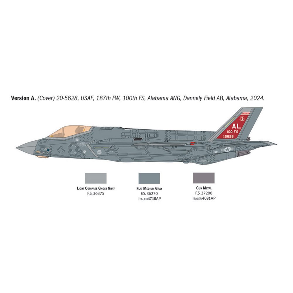 ITALERI 1/48 F-35A LIGHTNING II (BEAST MODE) WITH AUS. DECALS