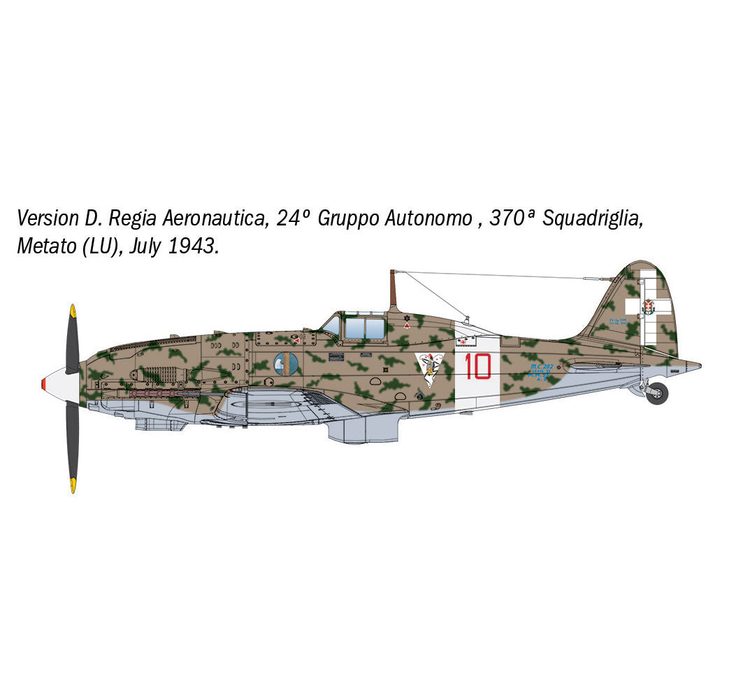 ITALERI 1/48 MACCHI MC.202 FOLGORE