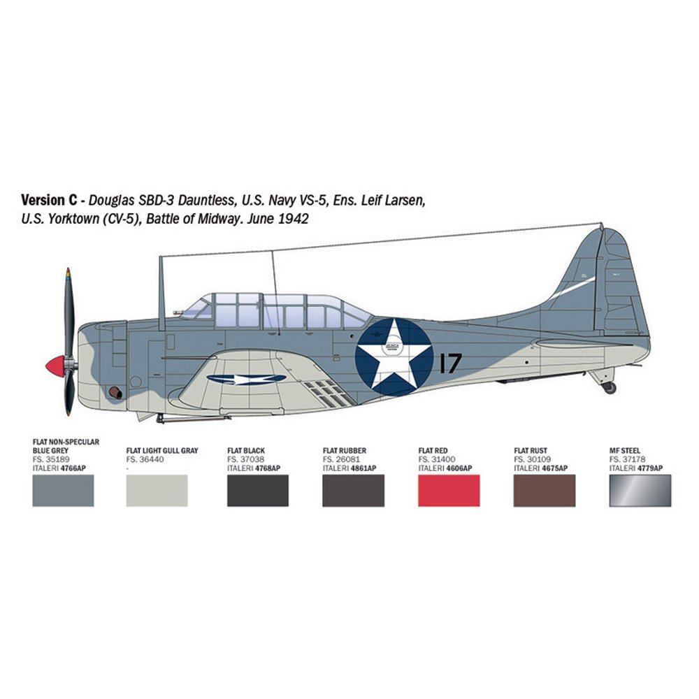 ITALERI 1/48 USN SBD-3 DAUNTLESS