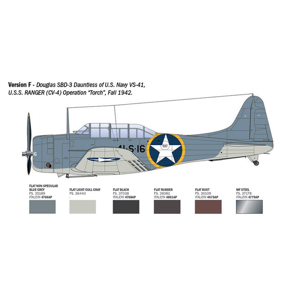 ITALERI 1/48 USN SBD-3 DAUNTLESS