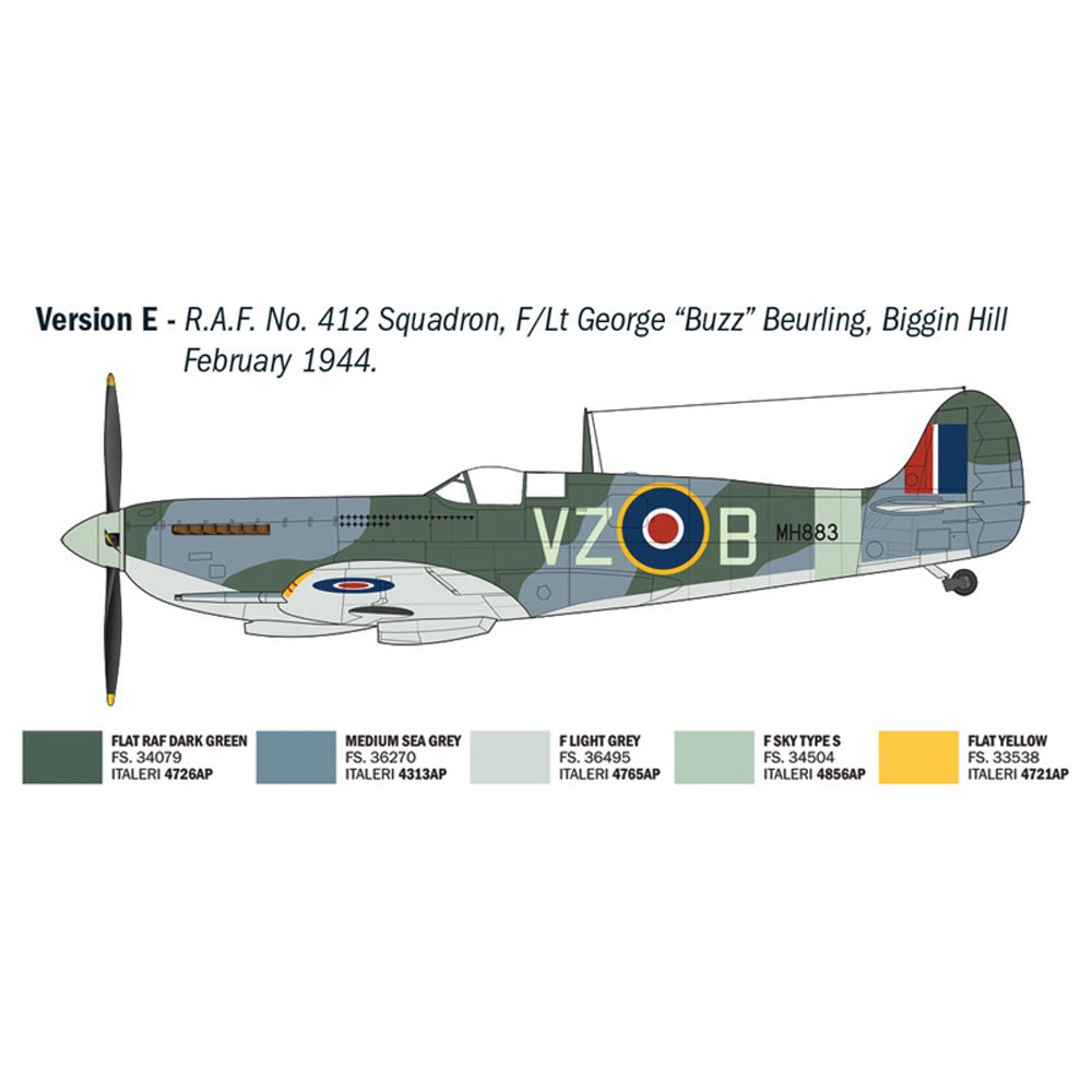 ITALERI 1/48 SPITFIRE MK. IX ACES