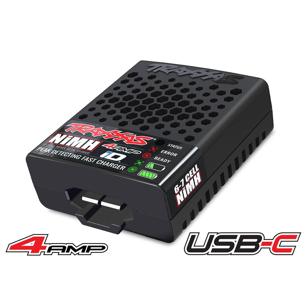 TRAXXAS CHARGER, USB-C, 40W (6 - 7 CELL, 7.2 - 8.4 VOLT, NIMH)