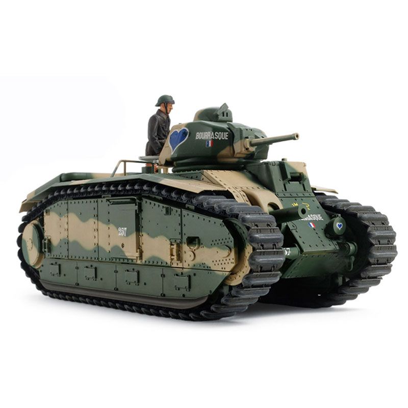 TAMIYA 1/35 FRENCH BATTLE TANK B1 BIS (W/SINGLE MOTOR)