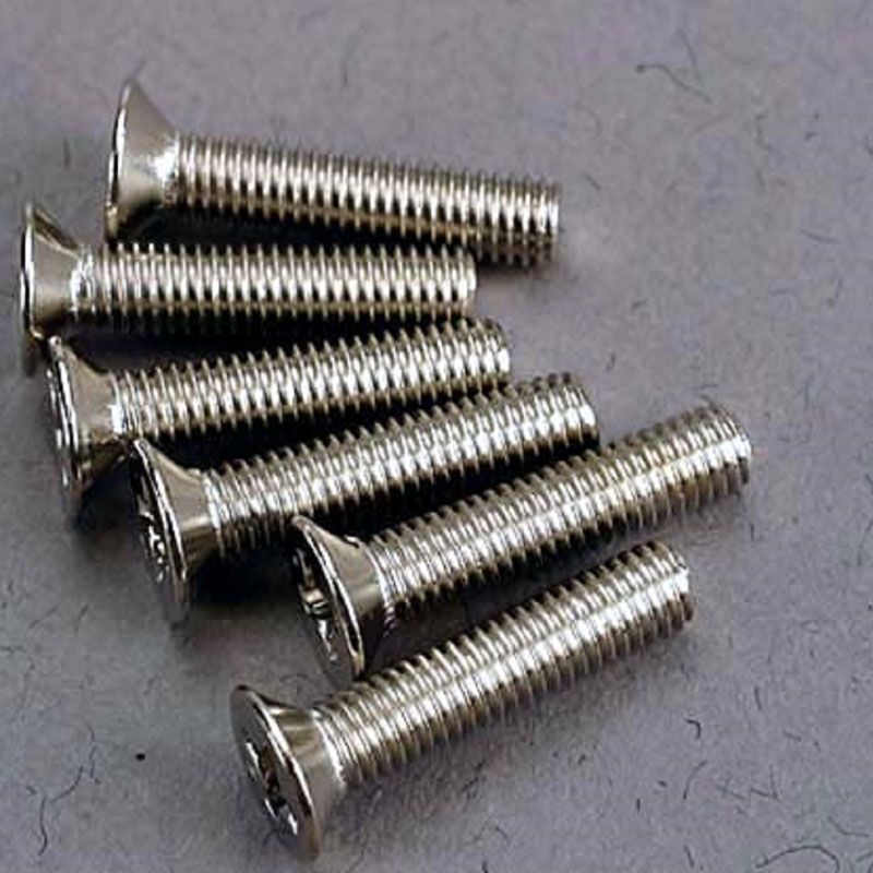 TRAXXAS C/SUNK SCREWS 3X15MM