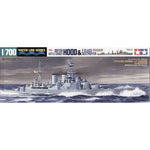 TAMIYA 1/700 BRITISH BATTLE CRUISER HOOD AND E CLASS DESTROYER