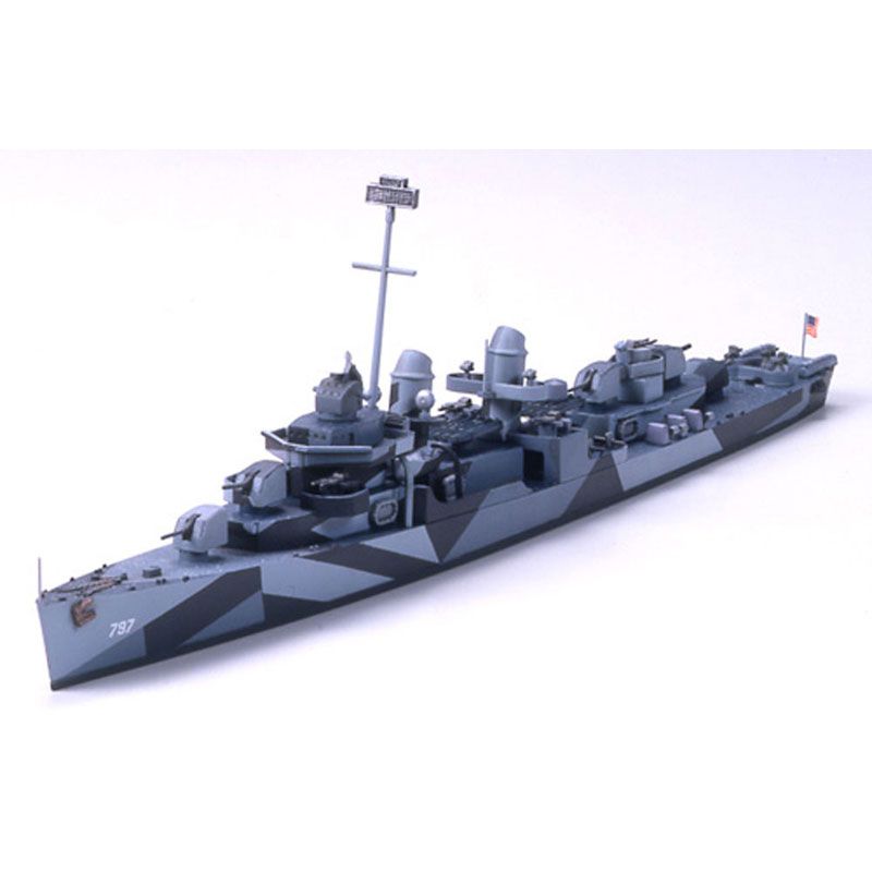 TAMIYA 1/700 U.S. FLETCHER CLASS DESTROYER DD-797 CUSHING