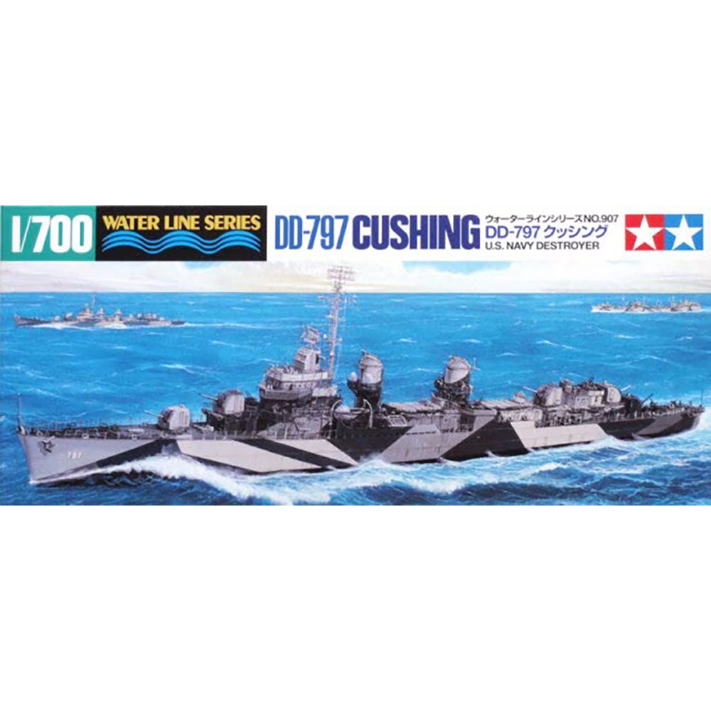 TAMIYA 1/700 U.S. FLETCHER CLASS DESTROYER DD-797 CUSHING