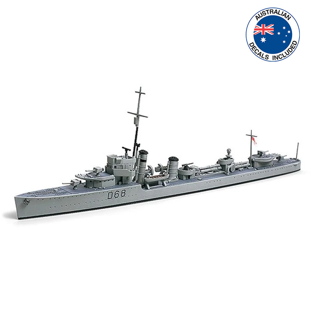 TAMIYA 1/700 ROYAL AUSTRALIAN NAVY DESTROYER VAMPIRE WITH AUS. DECALS