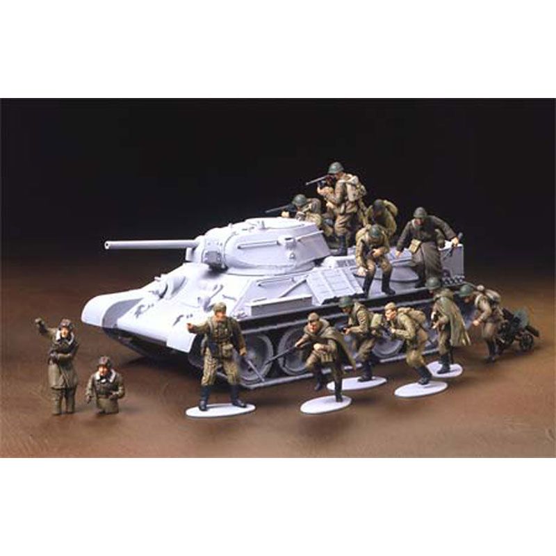 TAMIYA 1/48 RUSSIAN INFANTRY AND TANK CREW