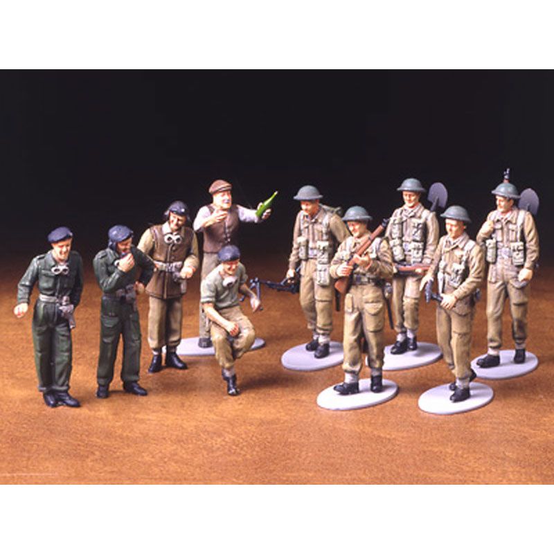 TAMIYA 1/48 WWII BRITISH INFANTRY SET EUROPEAN CAMPAIGN