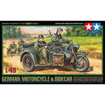 TAMIYA 1/48 GERMAN BIKE AND SIDECAR