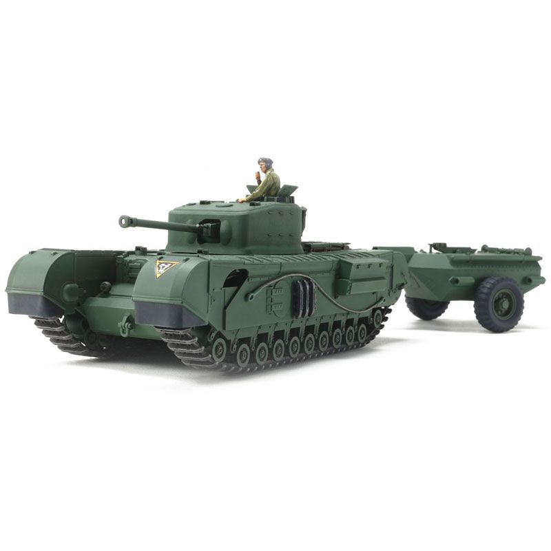 TAMIYA 1/48 CHURCHILL MK.VIII CROCODILE BRITISH TANK
