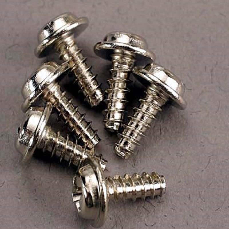 TRAXXAS SCREWS 3X8MM WASHERHEAD