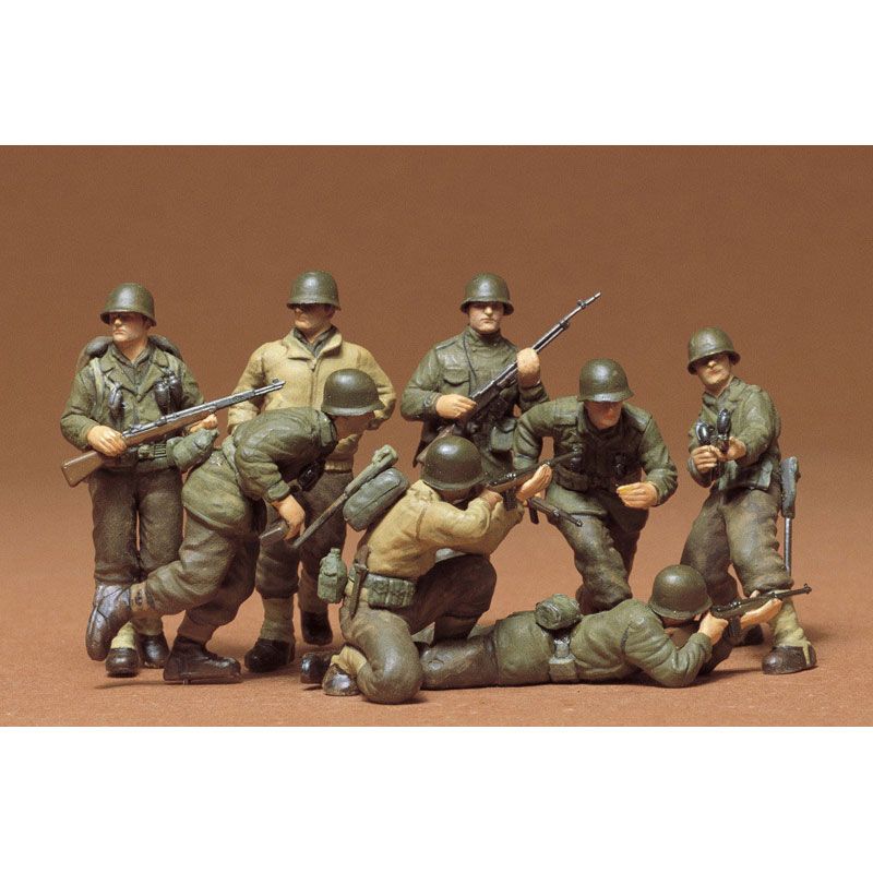 TAMIYA 1/35 U.S. INFANTRY SET (WEST EUROPEAN THEATER)