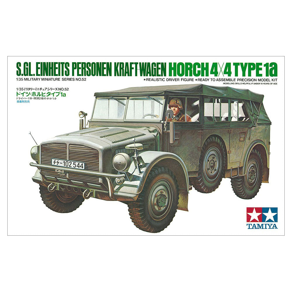 TAMIYA 1/35 GERMAN HORCH TYPE 1A PERSONNEL TRANSPORT VEHICLE