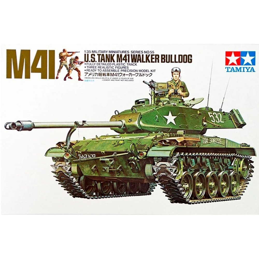 TAMIYA 1/35 U.S. M41 WALKER BULLDOG TANK