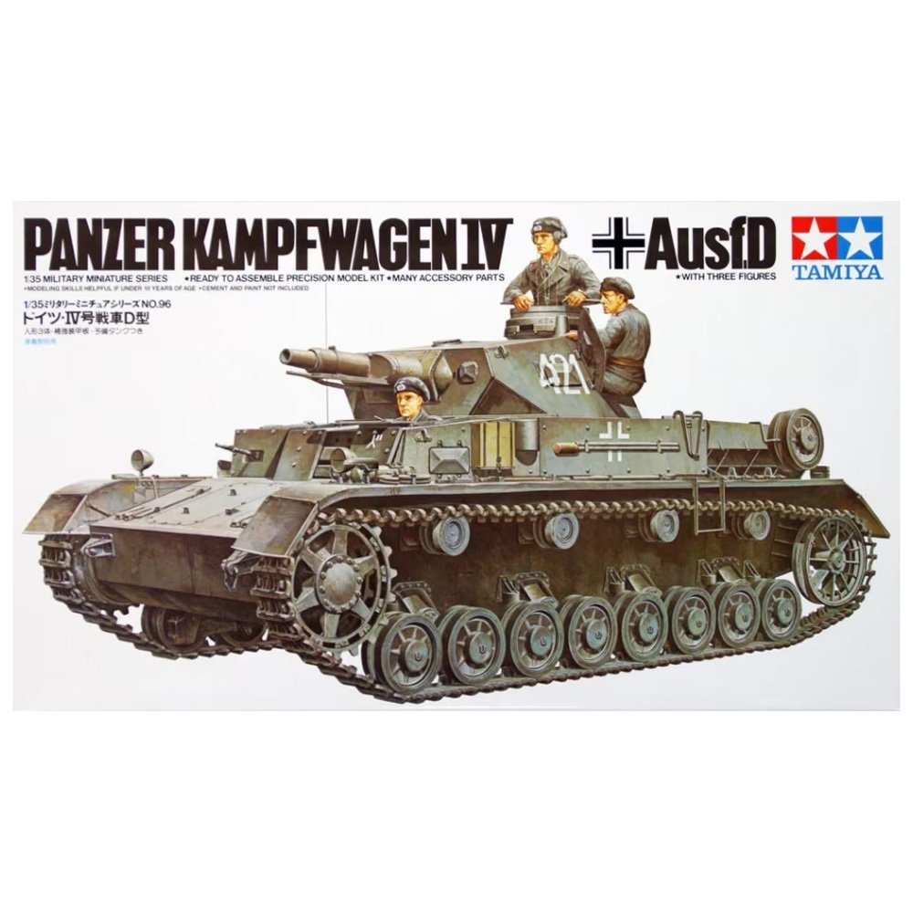 TAMIYA 1/35 GERMAN PANZERKAMPFWAGEN IV AUSF.D
