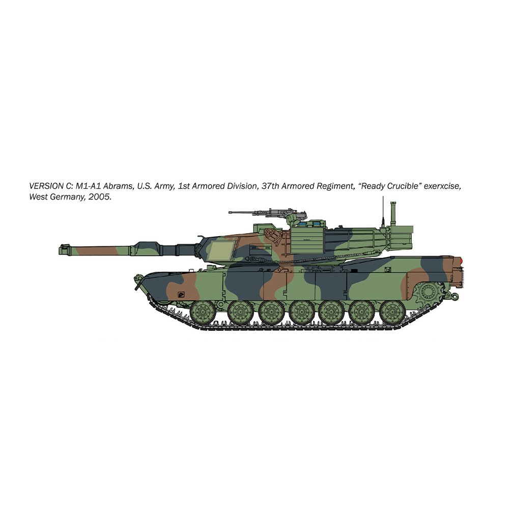 ITALERI 1/35 M1A1 ABRAMS - WAR THUNDER EDITION WITH AUS.DECALS