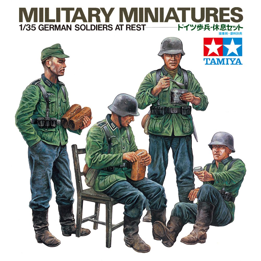 TAMIYA 1/35 GERMAN SOLDIERS AT REST