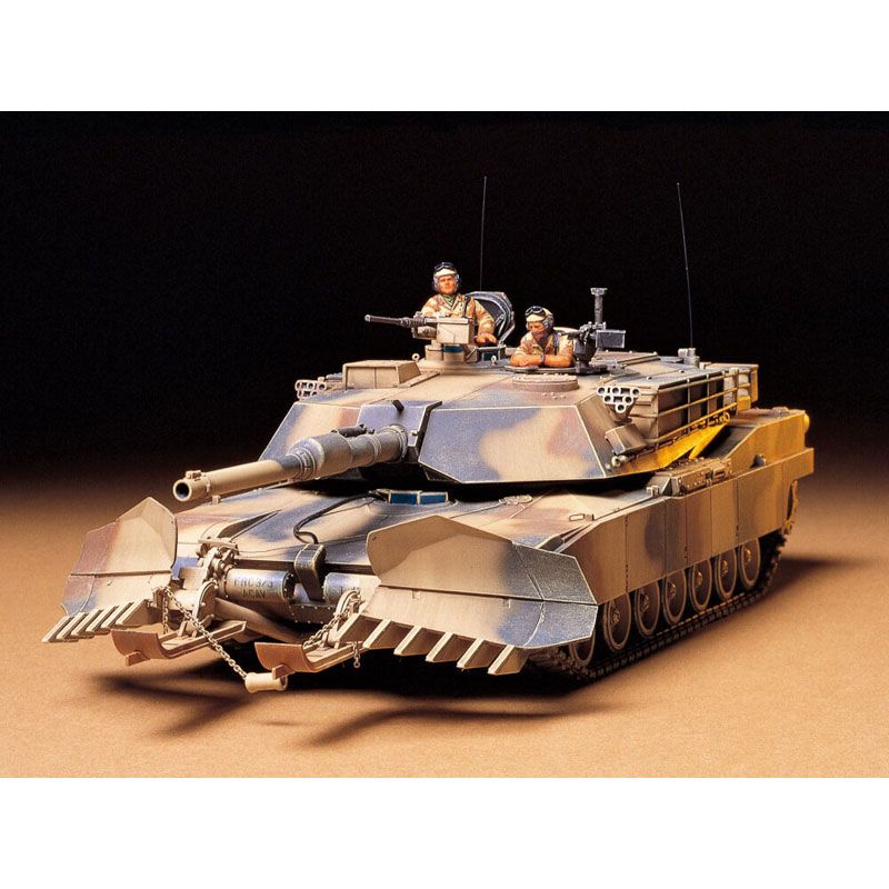 TAMIYA 1/35 U.S. M1A1 ABRAMS W/MINE PLOW