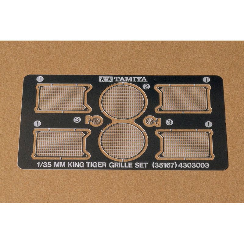 TAMIYA 1/35 GERMAN KING TIGER PHOTO ETCHED GRILLE SET