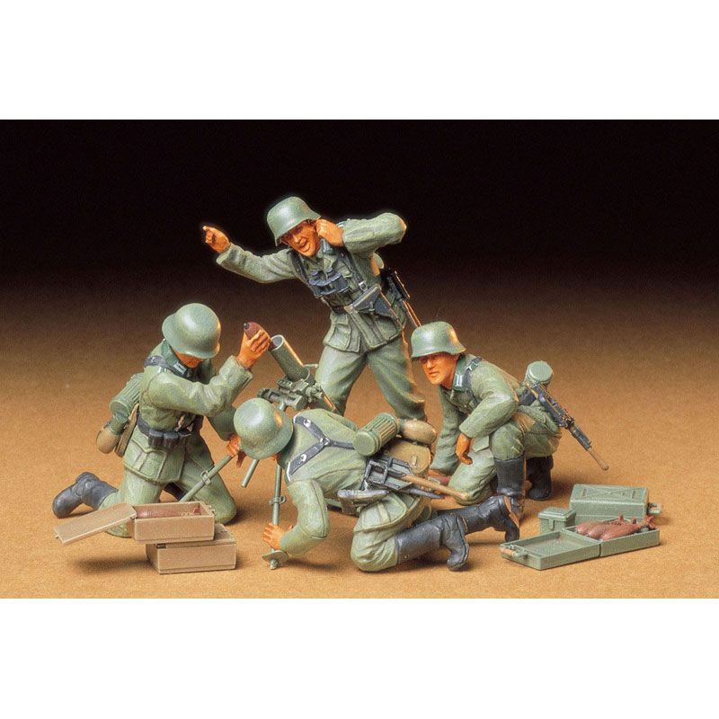 TAMIYA 1/35 GERMAN INFANTRY MORTAR TEAM
