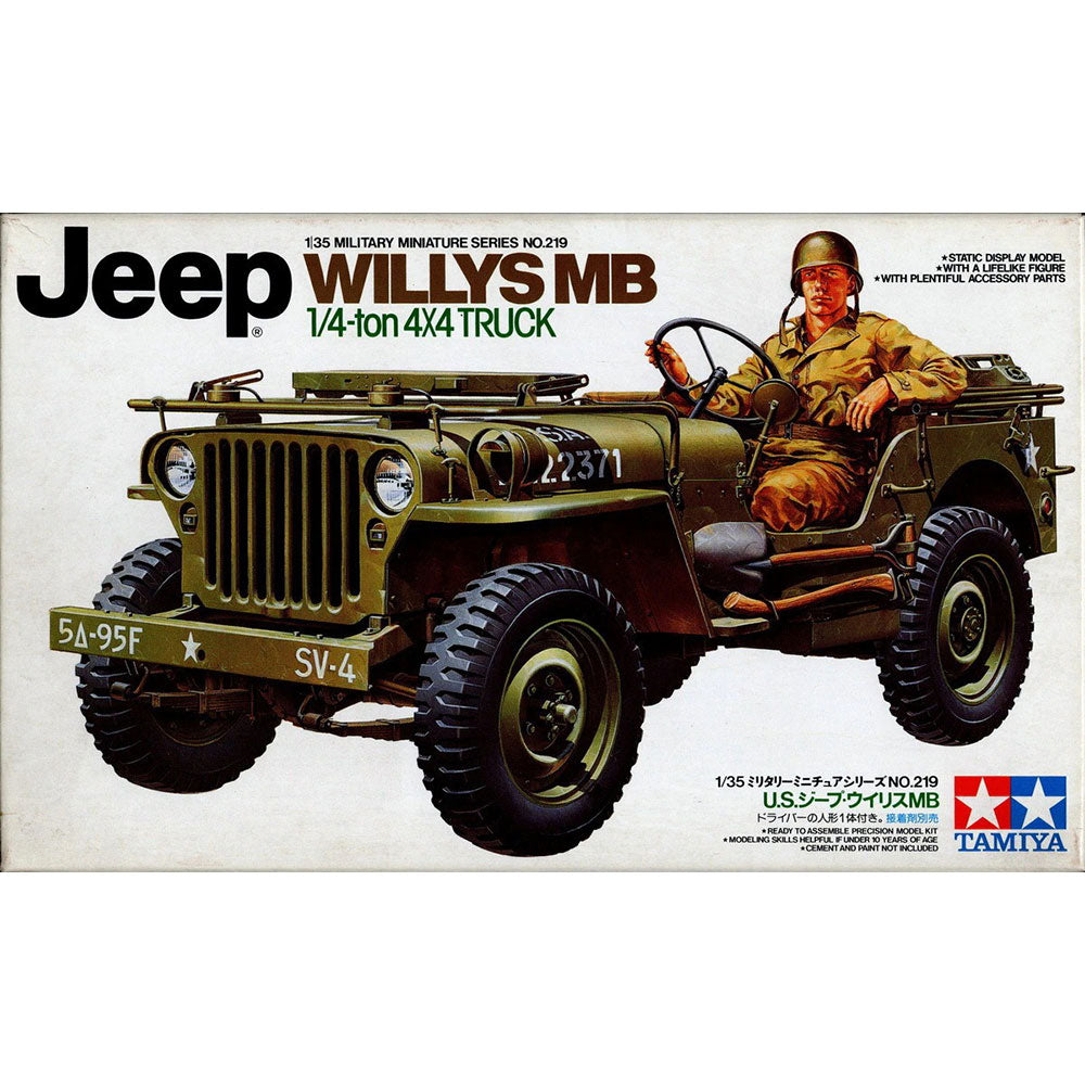 TAMIYA 1/35 JEEP WILLYS MB 1/4-TON 4X4 TRUCK