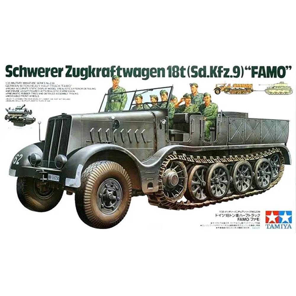 TAMIYA 1/35 GERMAN 18-TON HALF-TRACK (SD.KFZ.9) "FAMO"