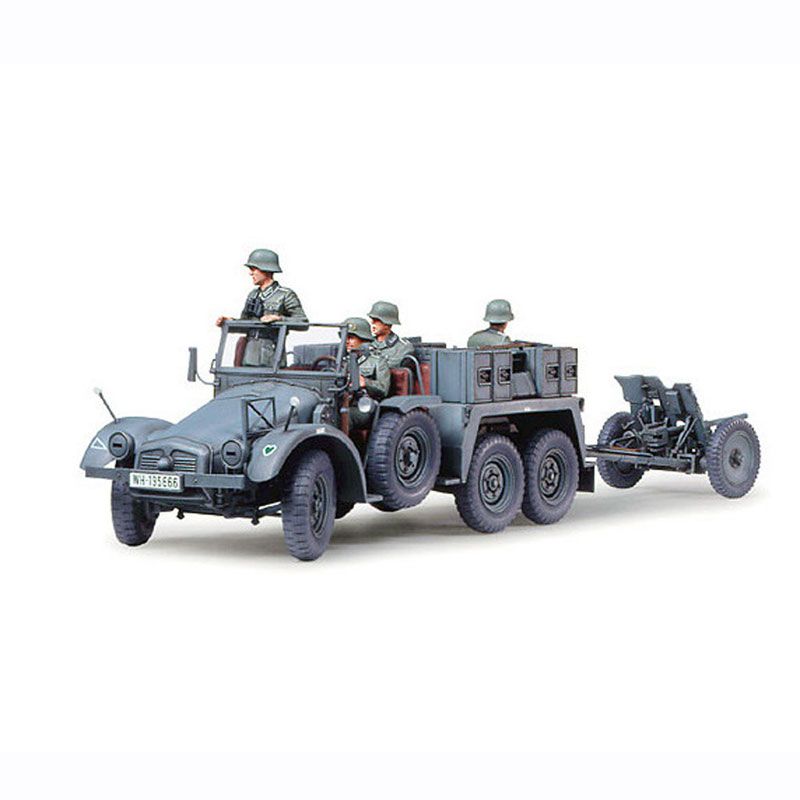 TAMIYA 1/35 KRUPP PROTZE 1-TON 6X4 KFZ.69 TOWING TRUCK WITH 3.7CM PAK