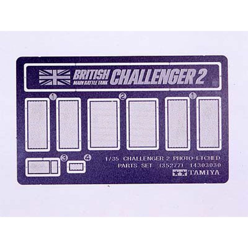 TAMIYA 1/35 CHALLENGER 2 PHOTO ETCHED PARTS SET